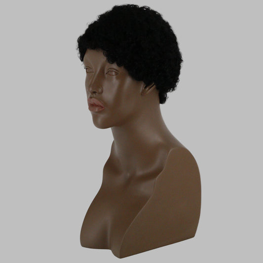 Imani Pixie Short Curly Colour Natural