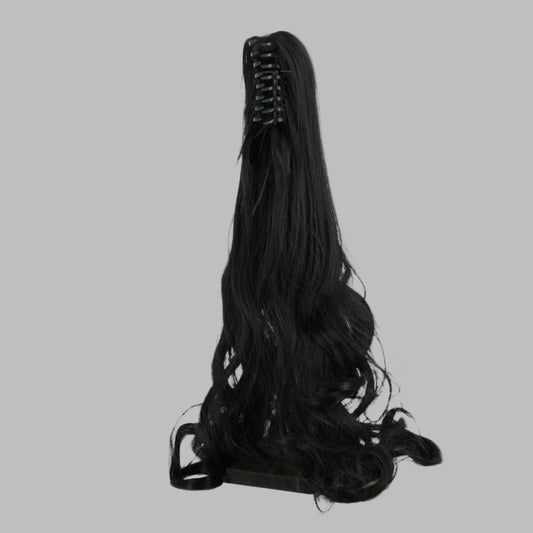 Zoey Pony Tail Synthetic Range 26inch  With Claw Clip Colour Natural