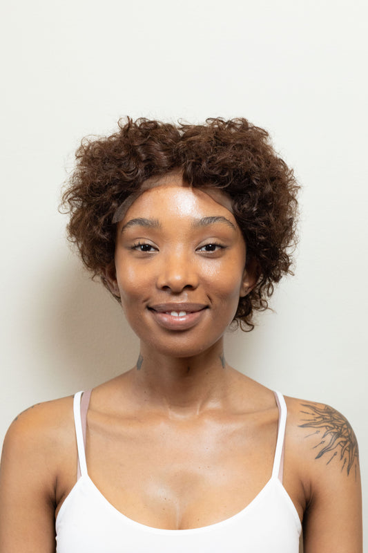 Nala Pixie T-Part Wig Curly Colour  Dark Brown