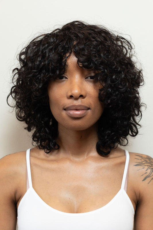 Amina Waterwave Fringe 12 inch Colour Natural