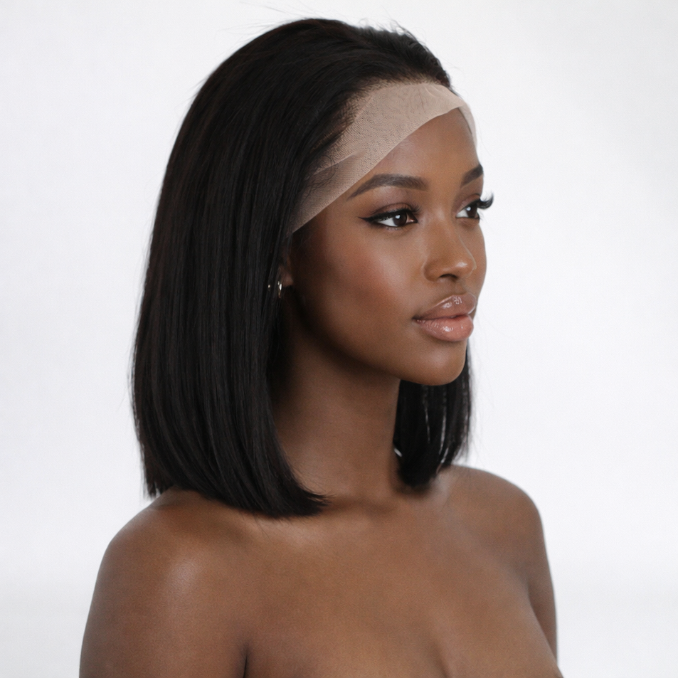Luna Hair Double Drawn Straight 13x4 10inch Colour Natural 100% Human Hair